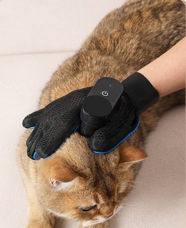 Pet Grooming Glove for Cats & Dogs PEYKAR