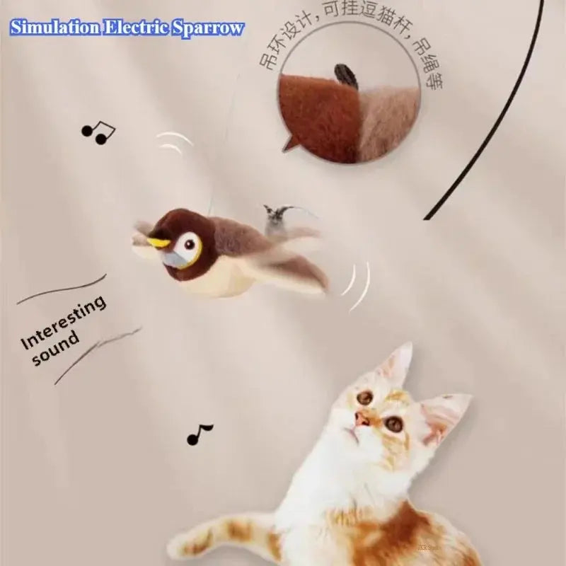 Electric Chirping Bird Cat Toy Willam Jiang-1 Store