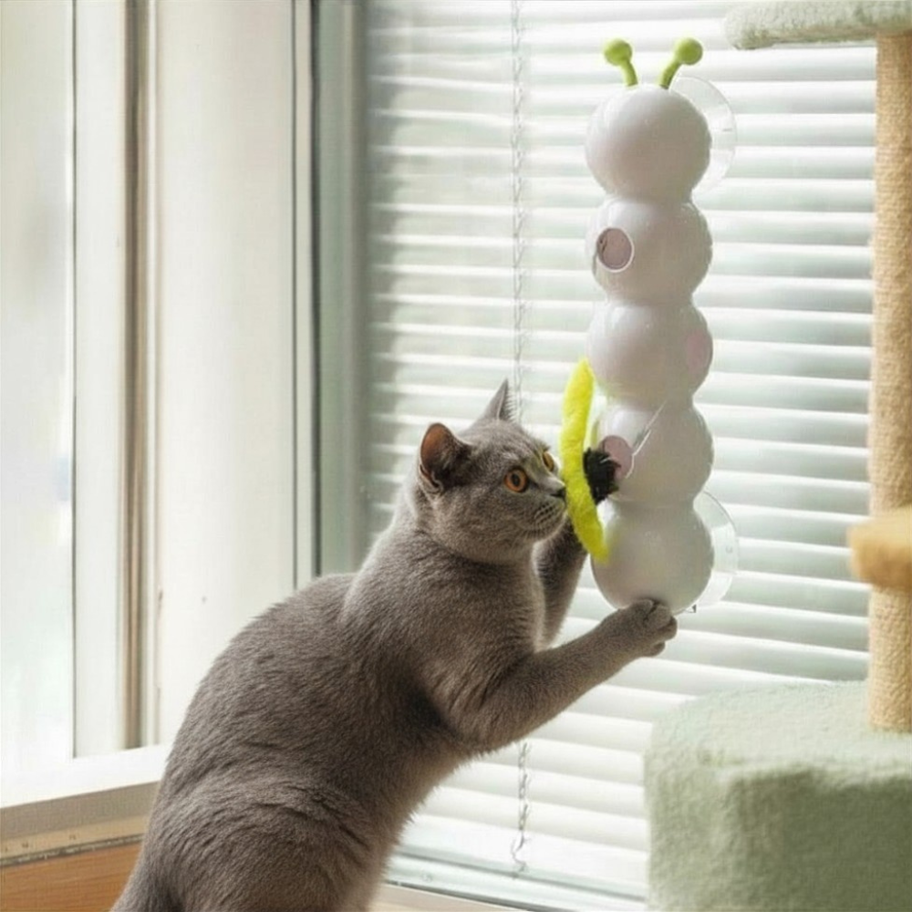 Whack-A-Worm Interactive Cat Teaser