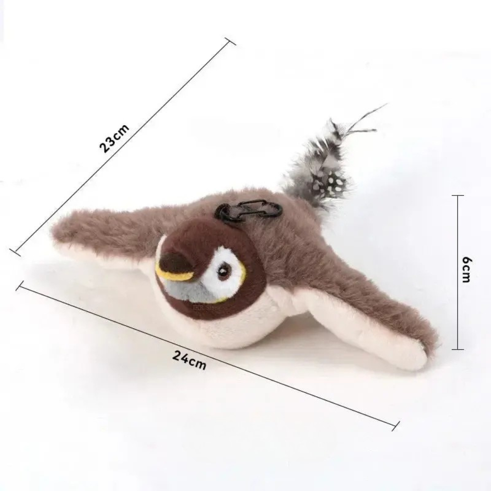 Electric Chirping Bird Cat Toy