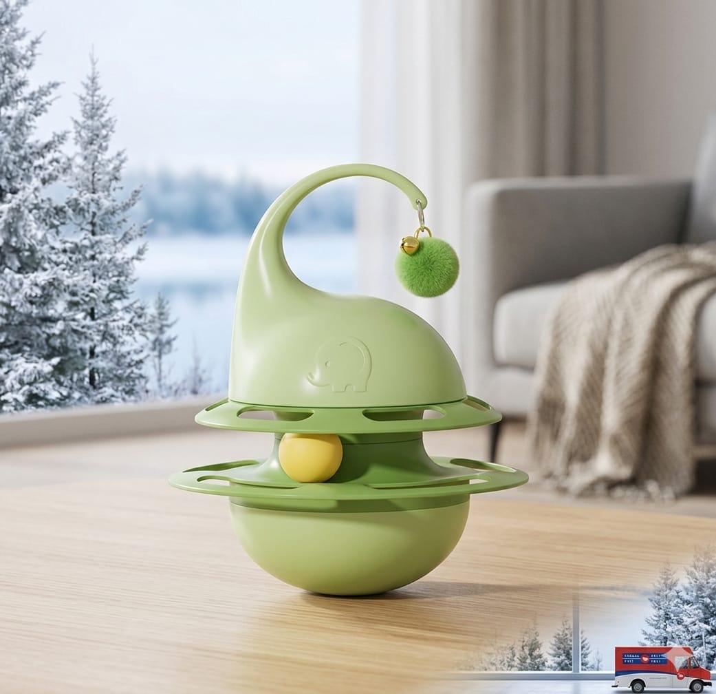 Food Dispensing Interactive Cat Toy PEYKAR