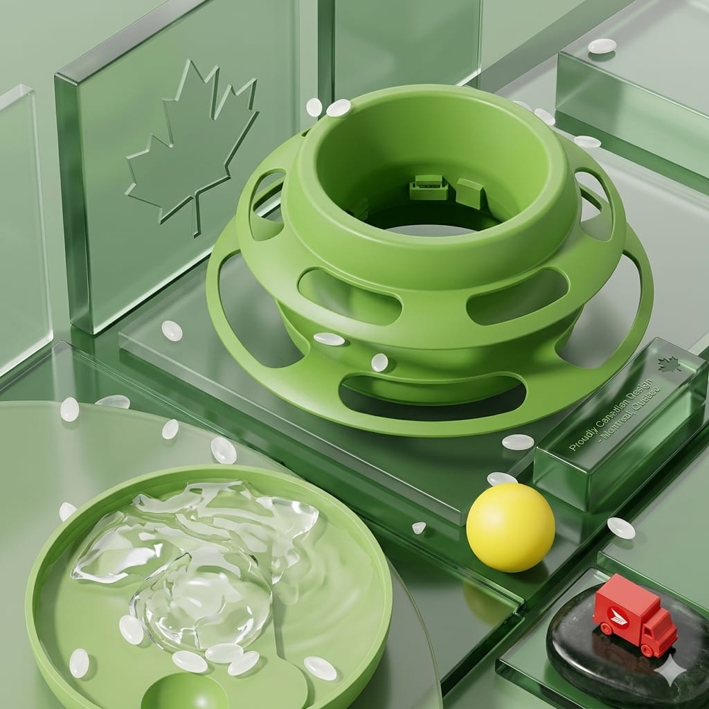 Food Dispensing Interactive Cat Toy PEYKAR