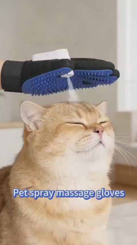 Pet Grooming Glove for Cats & Dogs