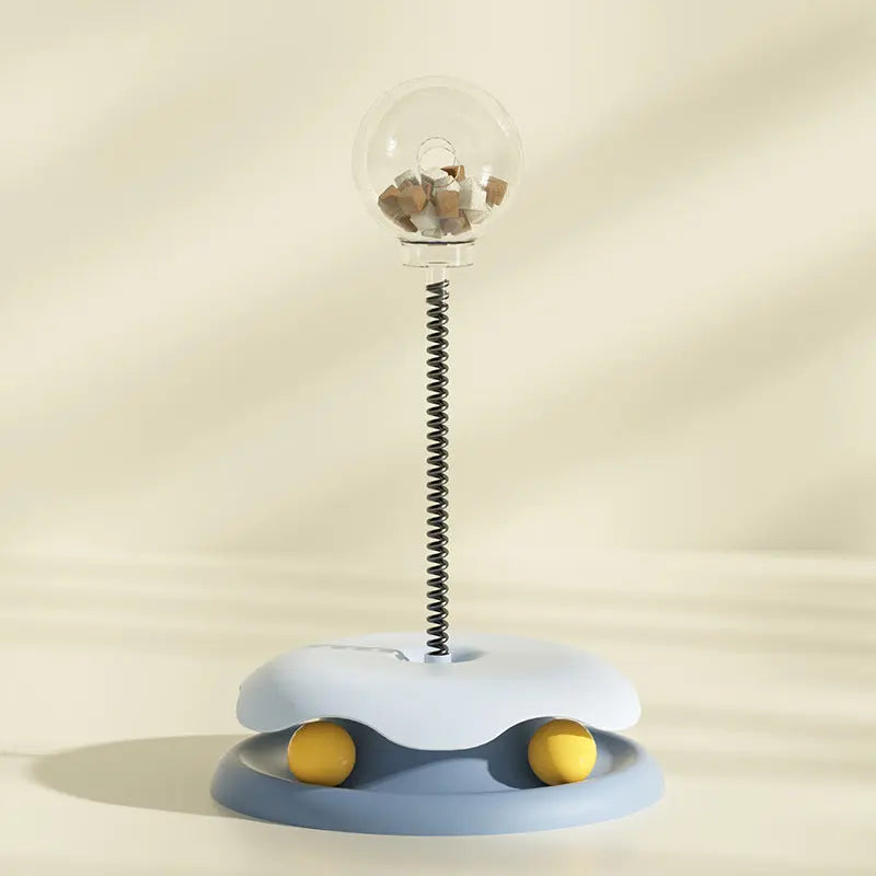 Spring Cat Food Dispenser Toy PEYKAR